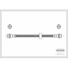 19033508 CORTECO Тормозной шланг