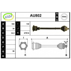 AU802 SERA Приводной вал