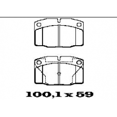 BL1185B2 FTE Колодки тормозные