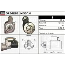 DRS4261 DELCO REMY Стартер