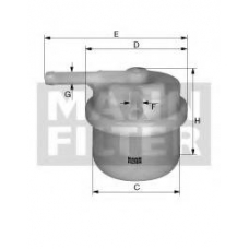 WK 44/7 MANN-FILTER Топливный фильтр