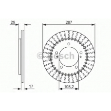 0 986 479 486 BOSCH Тормозной диск