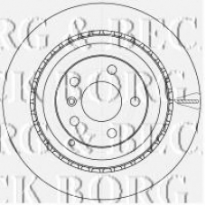 BBD4543 BORG & BECK Тормозной диск