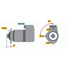 0 001 417 024 BOSCH Стартер