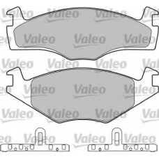 551025 VALEO Комплект тормозных колодок, дисковый тормоз