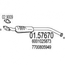 01.57670 MTS Средний глушитель выхлопных газов