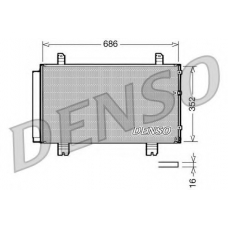 DCN51002 DENSO Конденсатор, кондиционер