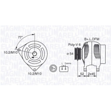 063321734010 MAGNETI MARELLI Генератор