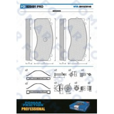 FO 925481 FOMAR ROULUNDS Комплект тормозных колодок, дисковый тормоз