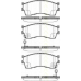 8110 18008 TRISCAN Комплект тормозных колодок, дисковый тормоз