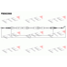 FBS02088 FTE Трос, стояночная тормозная система