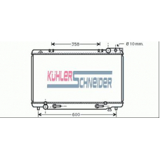 3204901 KUHLER SCHNEIDER Радиатор, охлаждение двигател