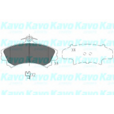 KBP-5507 KAVO PARTS Комплект тормозных колодок, дисковый тормоз