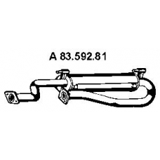 83.592.81 EBERSPACHER Предглушитель выхлопных газов