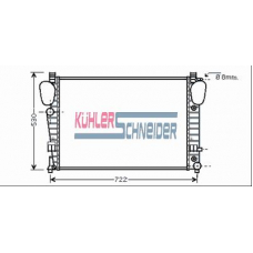 0320131 KUHLER SCHNEIDER Радиатор, охлаждение двигател