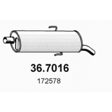 36.7016 ASSO Глушитель выхлопных газов конечный