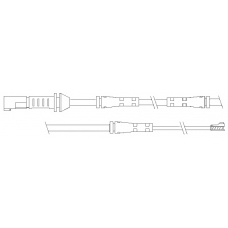 WS0320A KAWE Сигнализатор, износ тормозных колодок