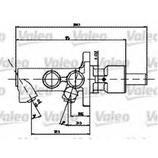 402228 VALEO Главный тормозной цилиндр