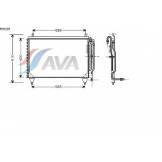 MS5284 AVA Конденсатор, кондиционер