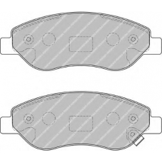 FSL1921 FERODO Комплект тормозных колодок, дисковый тормоз