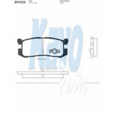 BP-4538 KAVO PARTS Комплект тормозных колодок, дисковый тормоз