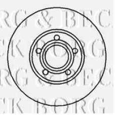 BBD4947 BORG & BECK Тормозной диск