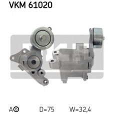 VKM 61020 SKF Натяжной ролик, поликлиновой  ремень