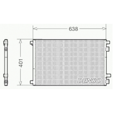 DCN23012 DENSO Конденсатор, кондиционер