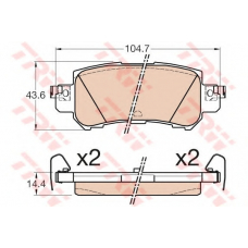 DP1010.10.0508 Dr!ve+ Комплект тормозных колодок, дисковый тормоз