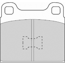 FD451A NECTO Комплект тормозных колодок, дисковый тормоз