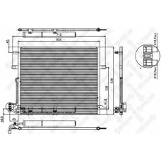 10-45121-SX STELLOX Конденсатор, кондиционер