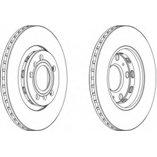 DDF1526C FERODO Тормозной диск