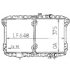 731062 VALEO Радиатор, охлаждение двигателя