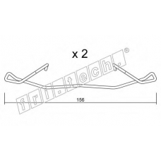 KIT.094 fri.tech. Комплектующие, колодки дискового тормоза