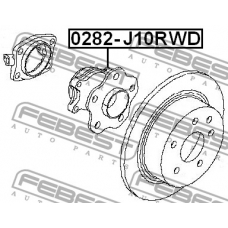 0282-J10RWD FEBEST Ступица колеса