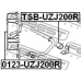 0123-UZJ200R FEBEST Тяга / стойка, стабилизатор