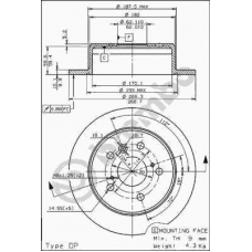 08.5625.20 BREMBO Тормозной диск