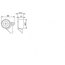 TKR 9079 TIMKEN Натяжной ролик, ремень грм