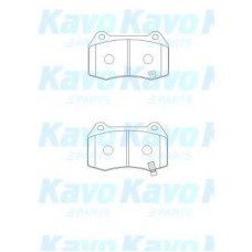 BP-6622 KAVO PARTS Комплект тормозных колодок, дисковый тормоз