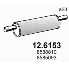 12.6153 ASSO Средний глушитель выхлопных газов