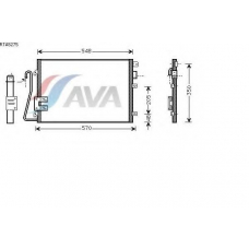 RTA5275 AVA Конденсатор, кондиционер