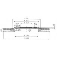 BDC3508 QUINTON HAZELL Тормозной диск