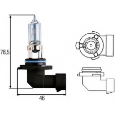 8GH 005 635-181 HELLA Лампа накаливания, фара рабочего освещения; Лампа 