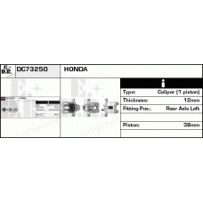 DC73250 EDR Тормозной суппорт