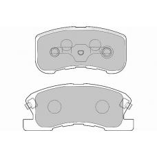 FD7016A NECTO Комплект тормозных колодок, дисковый тормоз