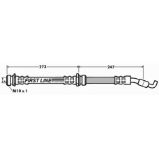 FBH7077 FIRST LINE Тормозной шланг