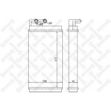 10-35001-SX STELLOX Теплообменник, отопление салона