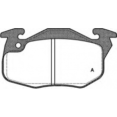 BPA0192.10 OPEN PARTS Комплект тормозных колодок, дисковый тормоз