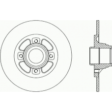 BDA1463.10 OPEN PARTS Тормозной диск