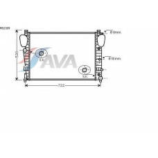 MS2309 AVA Радиатор, охлаждение двигателя